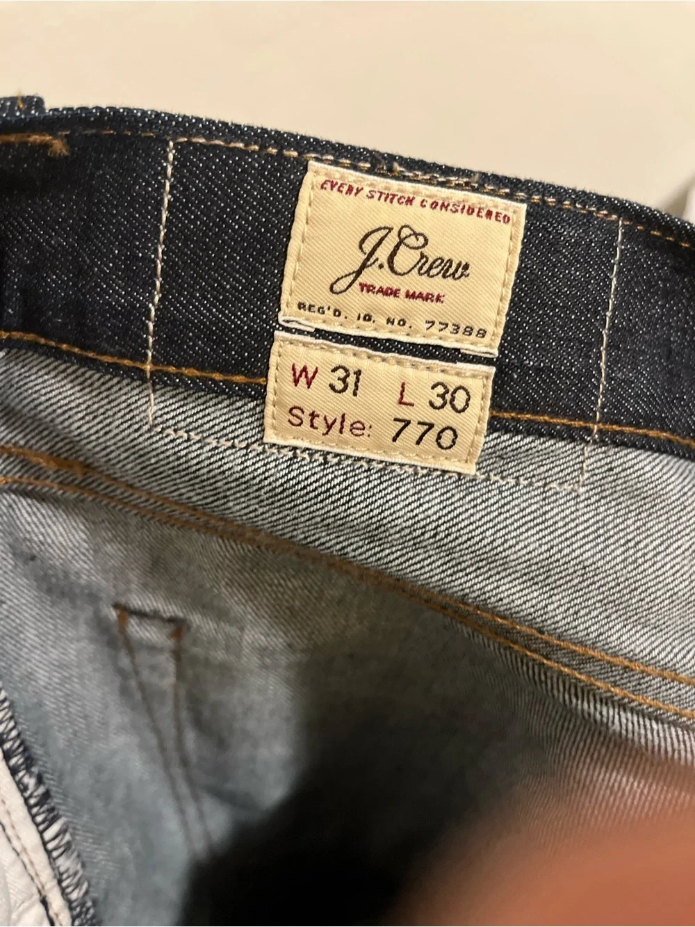 J. Crew Men's Skinny Jeans in Dark Black Wash